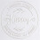 Round monogram embosser seal stamp 1.65 inch 7