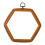 Embroidery Hoop Stretch Frame Hexagon 18.5x21cm 2