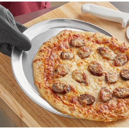 Soro Essentials Aluminium-Pizzableche, 12 Zoll breiter Rand, 2er-Pack 1