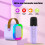 Ηχείο Bluetooth Luniquz K12Karaoke Μωβ 25W RGB Light 3