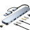 Hub USB C 8 en 1 con lector de tarjetas USB3.0RJ45PD87W 3