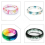 Molde de silicone para confecção de pulseiras redondas e curvas (8 peças) 5