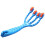 Blue 4-finger massager for buttock hip leg relief 4