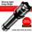 Toudaret tactical flashlight high lumen compact 1 pc 5