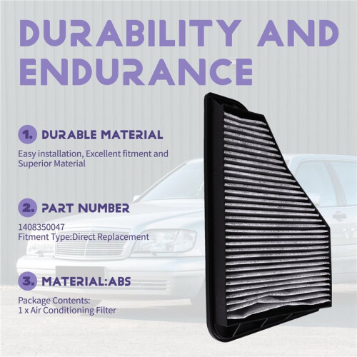 Air Conditioning Filter 1408350047 Suitable for - W140 S320 S600 2