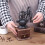Lssam masticating juicer and manual coffee grinder wooden 5