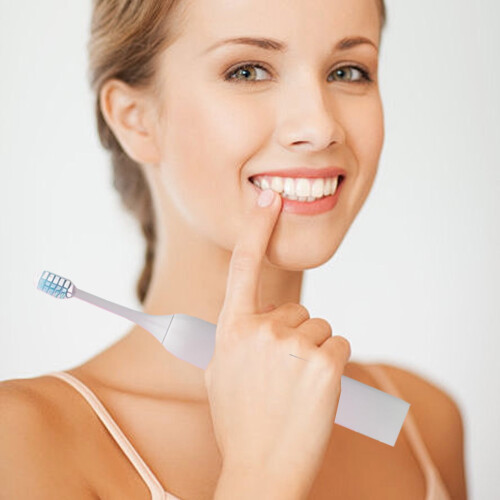 Portable Sonic Toothbrush with AA Battery, 2000 Strokes/Min 1