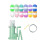 Hand Knitting Machine Tool Set with 12-Color Acrylic Yarn 2