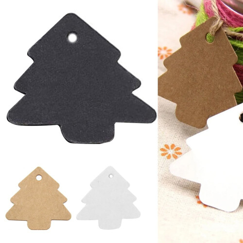 Kraft Paper Tree Tags Blank 50 Pieces 2