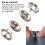 Snap Button Pliers Tool Kit with 200 Fabric Snaps 7