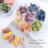 Nail Art Stickers with Dried Flowers 3D Design 2