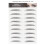 Waterproof Eyebrow Tattoo Stickers Black 05 4