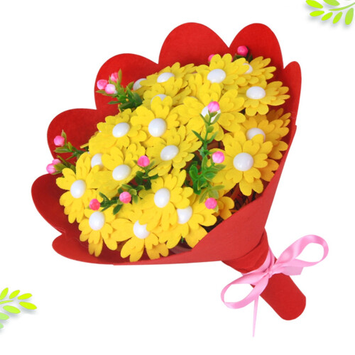 Felt Flower Crafting Supply for Kids DIY Projects 1