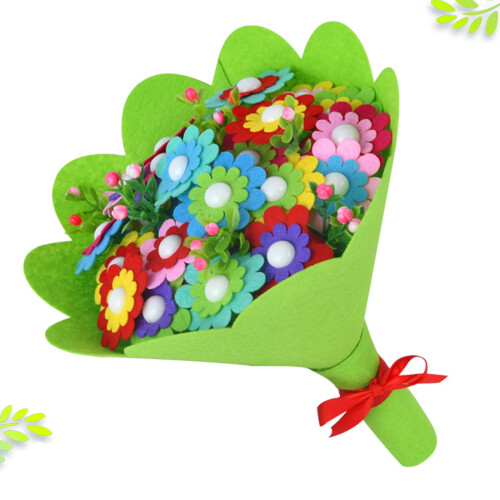 Felt Flower Crafting Supply for Kids DIY Projects 2