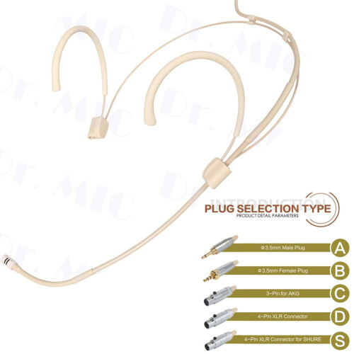 SOFEIYA cardioid headworn microphone 3.5mm/XLR adjustable 2