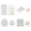 SOFEIYA bow lace tray silicone mould 1 pc 6