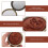 Foldable double-sided makeup mirror antique style 6