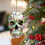 Ornament de Crăciun cu craniu, decor pentru brad, 1 bucată 5