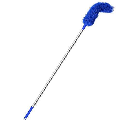 Gutter Cleaning Brush with Telescopic Pole 8.2 Ft Blue 2