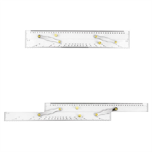 Marine Parallel Ruler Clear Scale 450 mm 1