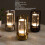 Επιτραπέζιο φωτιστικό LED Crystal Lantern Gold Ασύρματο Επαναφορτιζόμενο 4