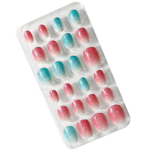 Children's nail files medium length matte 1 kit 2