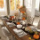 Halloween decoration set for home 3D bats table runner 6