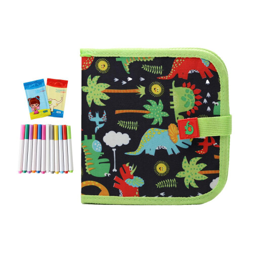 Kids Erasable Doodle Book Green Dinosaur 1 Piece 2