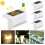 Solar LED Deck Lights Outdoor Waterproof 4 Pack 2