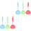 Christmas Spatulas Set for Baking and Grilling 6 Pieces 3