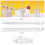 Ceramic Measuring Rule Set Multifunctional 4-in-1 4