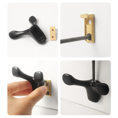Leke towel hook waterproof durable 1 pack 2