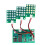 CD4017+NE555 Red White  LED Water Flow Light Kit DIY Learning Electronic Kit Strobe Module Production Design 2