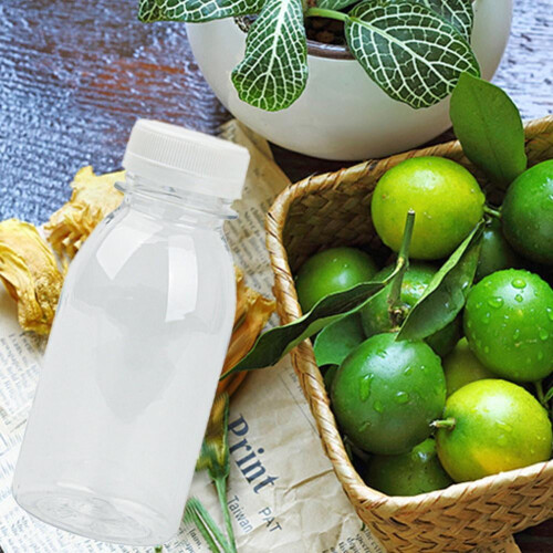 Plastic Milk Bottle Transparent 100ml 11.6x3x4cm 1
