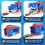 Dinosaur Truck Toy with Foldable Sliding Feature, 1 Piece 8