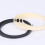 Guitar Neck Binding Strip ABS Plastic Black 1650mm x 6mm 6