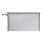 Canvas zipper pouch for DIY craft and makeup gray 1