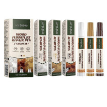 (Repair Pen 3 colours) Furniture Scratch Repair Touch Up Pens Wooden Floor Marker