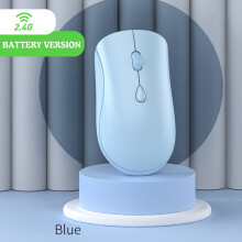 PWPSG Wireless Silent Mouse Blue Ergonomic 3 DPI Levels