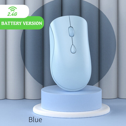 PWPSG Wireless Silent Mouse Blue Ergonomic 3 DPI Levels