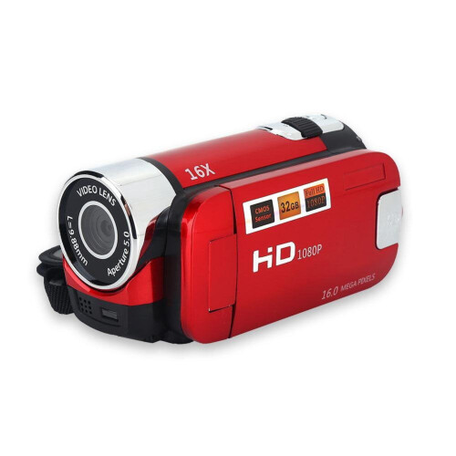 Câmera de vídeo digital LNGOOR Full HD 1080P com tela LCD de 2,7 polegadas e zoom de 16x. 2
