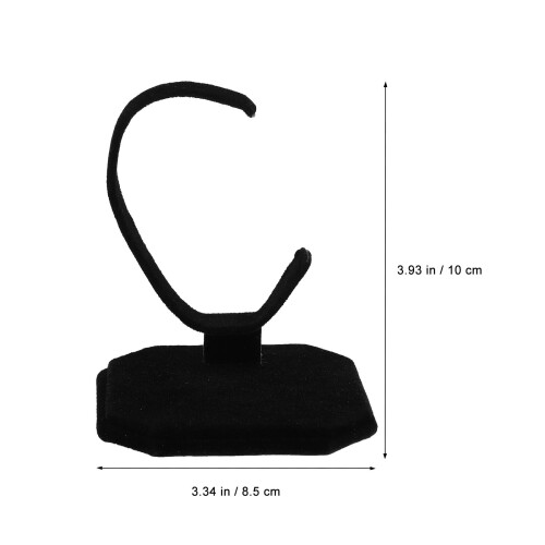 C-type jewelry bracelet display stand black 2