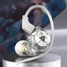 PRETXORVE translucent wired in-ear earbuds