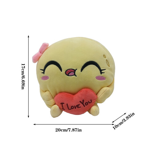 Chocolate Pancake Plush Doll Cartoon Style 1 Piece 1