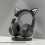 Wireless anime gaming headset with noise cancellation 3