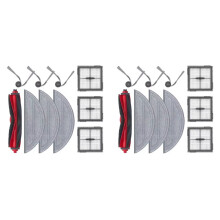 20PCS Replacement Parts for Q10 S5 /Q10 S5+/Q10V /Q10V+/Q10 VF /Q10 VF+ Vacuum Parts Main Side Brush Filter Mop