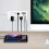 Htovila surge protector socket with 8 AC outlets 1 USB-C 3 3