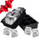 Silicone Ice Cube Tray 2-Inch with Lids 2-Pack 1