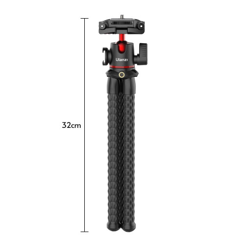 MT-33 Flexible Octopus Tripod with Ball Head and Cold Shoe 1