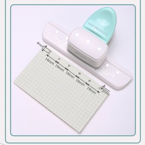 Pinnaco adjustable 3-hole paper puncher for A5 to A8 2